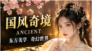 国风奇境主题作品视觉